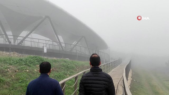 Tarihin sıfır noktası sisle kaplandı Ortaya kartpostallık manzaralar çıktı!