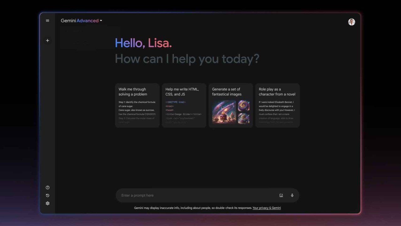 Gemini Advanced, el nuevo modelo de inteligencia artificial de pago de Google