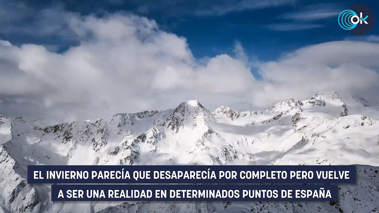 La nieve ya es una realidad: estas son las zonas donde nevará con acumulaciones de más de medio metro