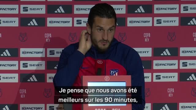 Atlético - Koke : Nous avons été meilleurs, même avec deux jours de repos en moins