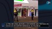 La Policía Local detiene a un hombre que portaba un hacha en un centro comercial de Palencia