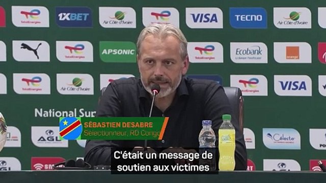 Desabre revient sur le geste politique de ses joueurs pendant les hymnes