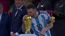 Free 4K Football - Lionel Messi World Cup Trophy ⚽️