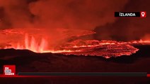 İzlanda'da yanardağ patladı