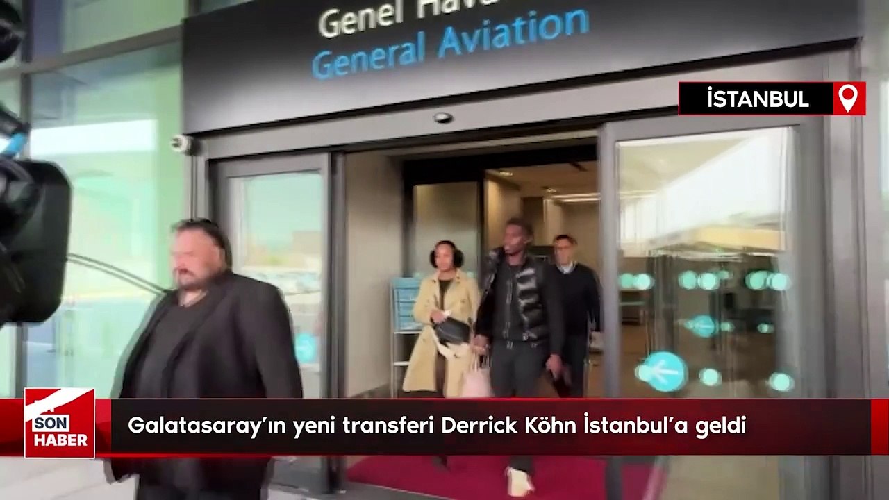 Galatasaray'ın yeni transferi Derrick Köhn İstanbul'a geldi