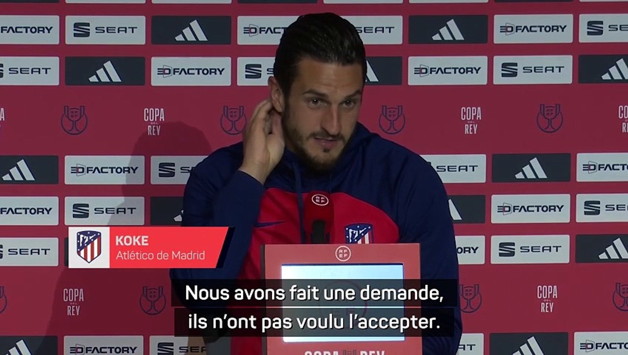 Koke : "Nous avons été meilleurs, même avec deux jours de repos en moins"