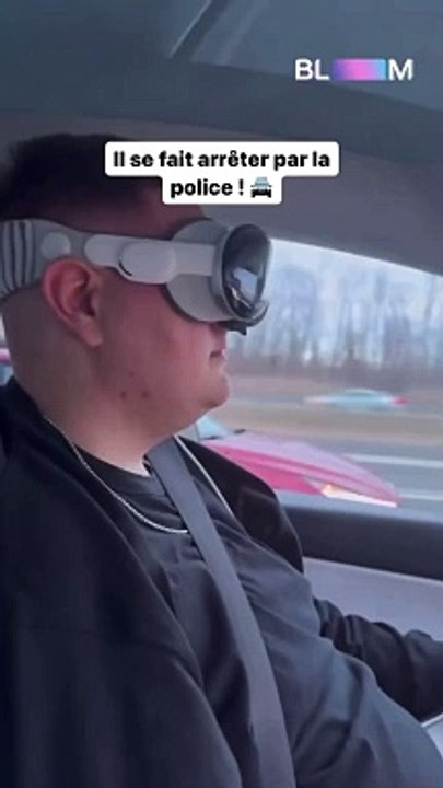 Il se fait arrêter en conduisant avec son Apple Vision Pro !
