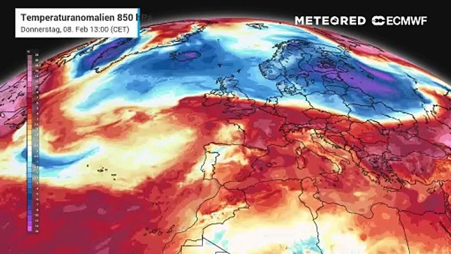 Der Februar geht mild weiter! Warme Höhenluftmassen haben Deutschland fest im Griff!