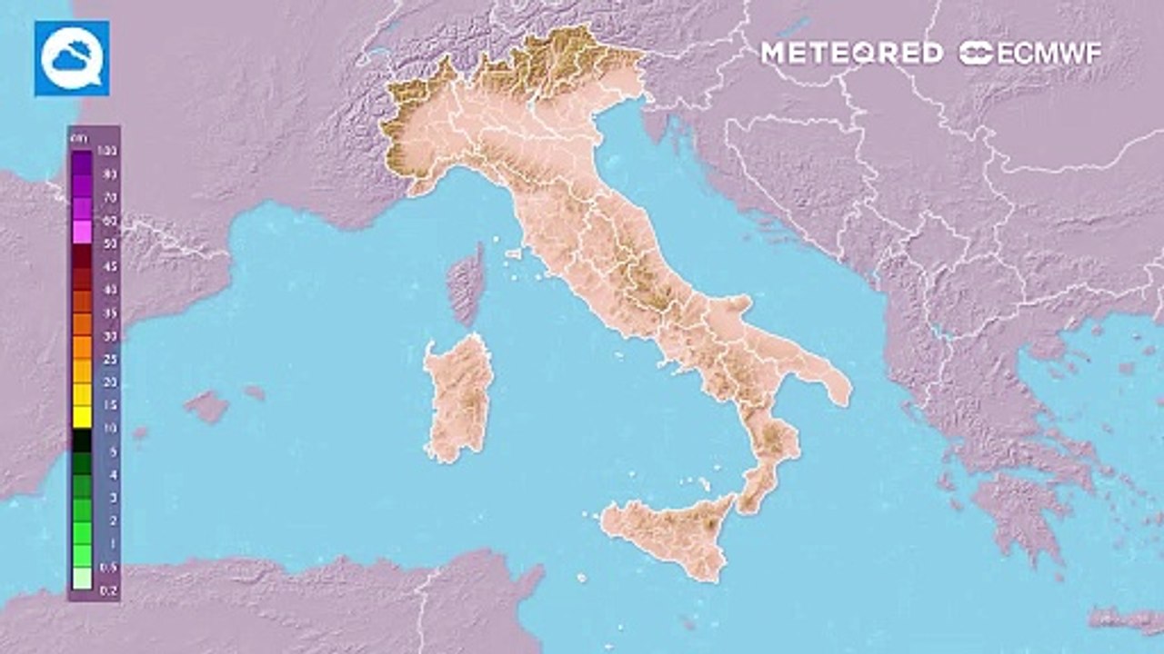 LA NEVE SU ALPI E APPENNINI