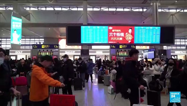 Chine : affluence record dans les transports à l'occasion du Nouvel An chinois