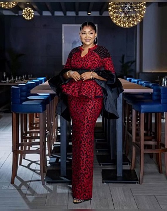 METCY AIGBE BEAUTIFUL ANKARA GOWN