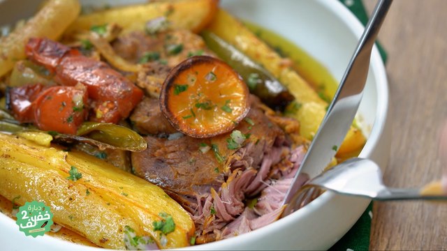 Rôti d'agneau à la Tunisienne, salade niçoise - Dbara khef lef 2 - EP 36