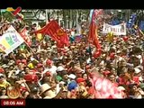 Caraqueños respaldan y apoyan al pdte. Nicolás Maduro tras 11 años de gestión revolucionaria