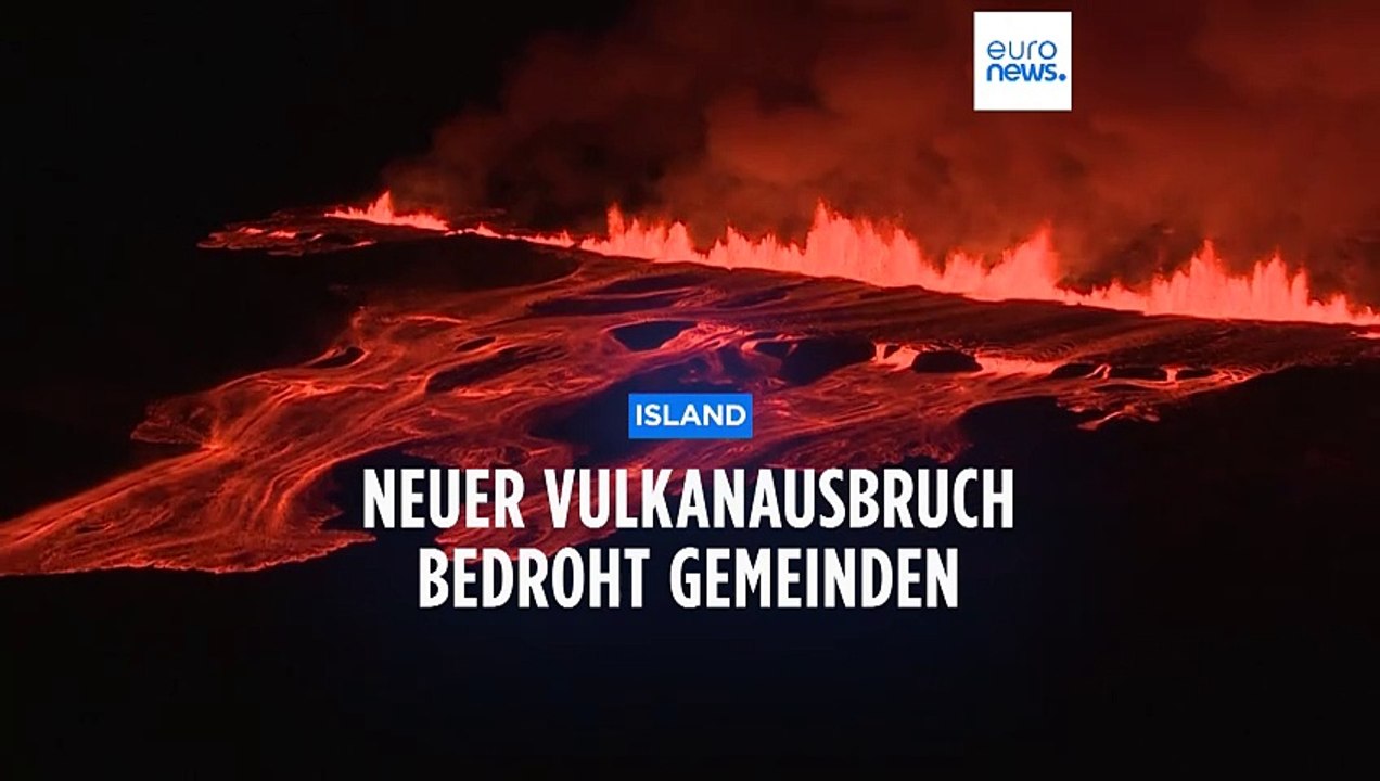Islands Erde spuckt wieder Feuer