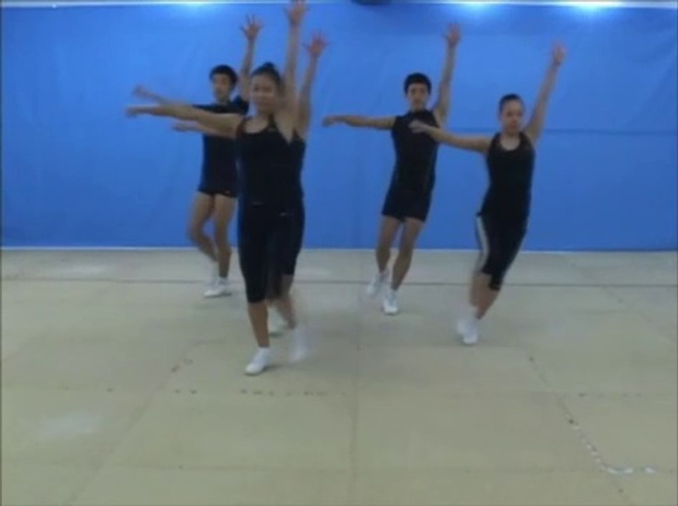 Aerobic gymnastics preparation
