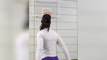 El 'show' de Camavinga en el gimnasio: vean la cara que se le queda a Tchouameni