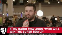 Sports Illustrated Visits Radio Row For Super Bowl Predictions