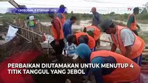 Banjir di Grobogan, Perbaikan Tanggul Jebol Sungai Tuntang Dikebut