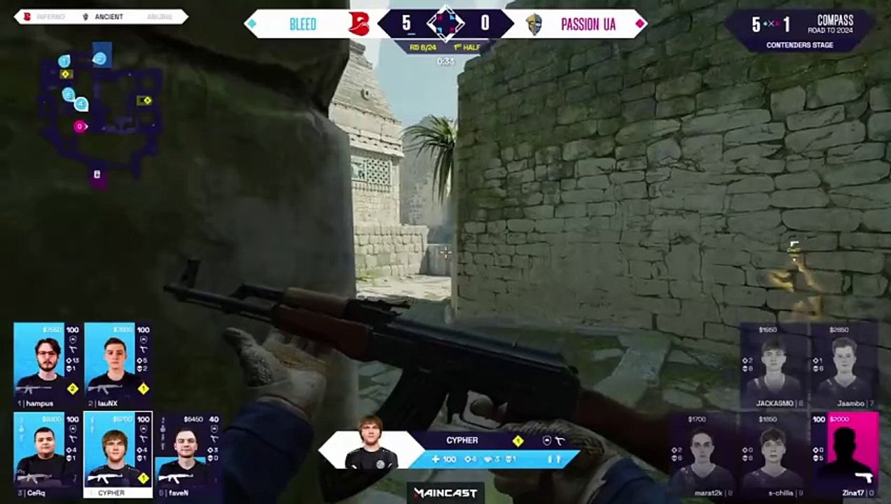 Un jugador del Arsenal, brilla con su equipo de esports de Counter Strike 2