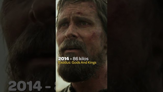 Les INCROYABLES transformations physiques de Christian Bale pour ses films ! #shorts