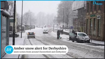 February snow alert for Derbyshire
