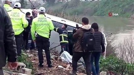 Hatay'da Asi Nehri'ne düşen otomobilde 1 kişi ölü bulundu!