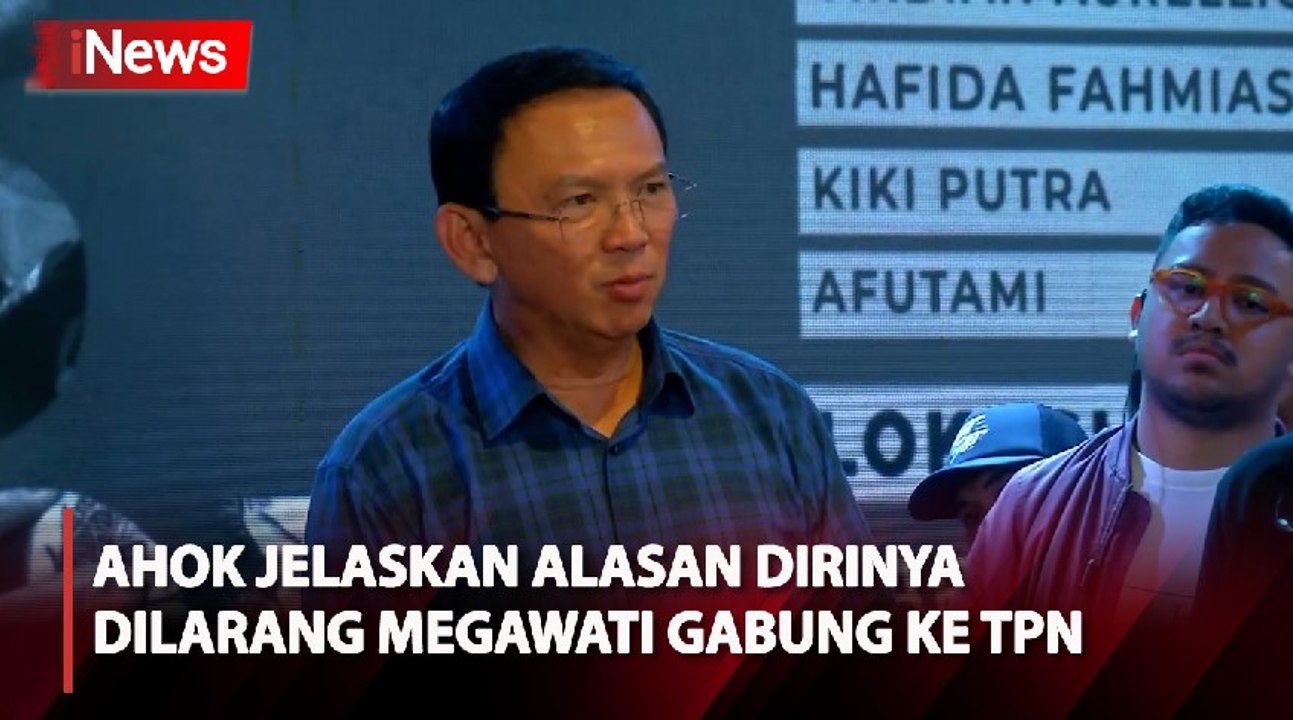Dilarang Megawati Soekarnoputri Gabung ke TPN Ganjar-Mahfud, Ini Penjelasan Ahok