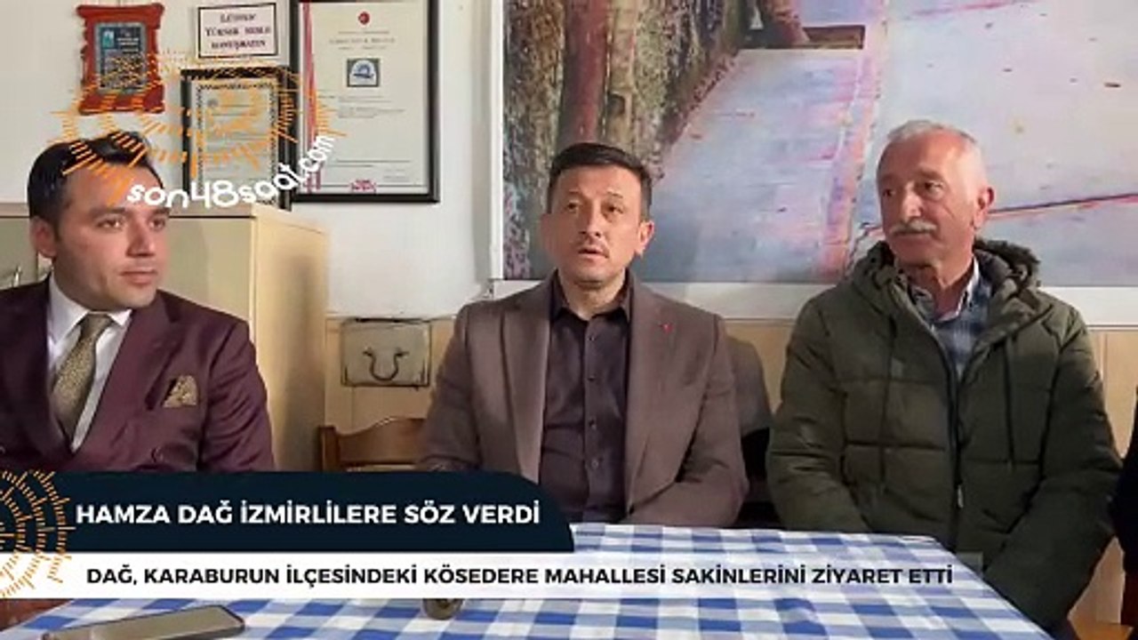 Dağ, İzmir'de depremzedelere söz verdi