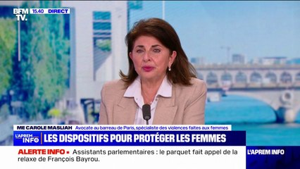 Violences conjugales: l'avocate Carole Masliah détaille le fonctionnement du téléphone grave danger