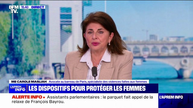 Violences conjugales: l'avocate Carole Masliah détaille le fonctionnement du téléphone grave danger