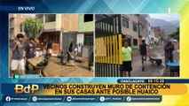 Se activa quebrada Huascarán en Chaclacayo: vecinos se preparan ante posible nuevo huaico