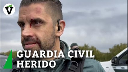 Un guardia civil herido por una pedrada de un agricultor en Zafra