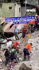 Philippines: un glissement de terrain fait 10 morts