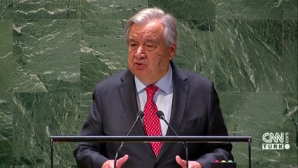 BM Genel Sekreteri İsrail'e seslendi: "Milyonlar barış için bağırıyor, harekete geçmeliyiz"
