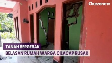 Hujan Deras, Belasan Rumah Rusak Terdampak Bencana Tanah Bergerak di Cilacap