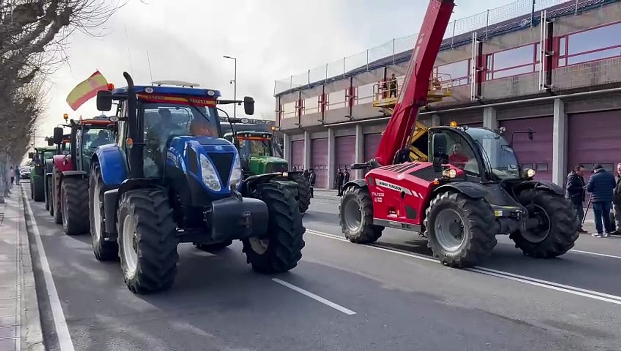 Tractorada en León
