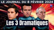 Remaniement : le petit soir de Bayrou - JT du jeudi 8 février 2024