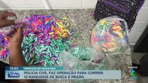 Drogas que seriam vendidas durante o carnaval na região são apreendidas pela Polícia Civil