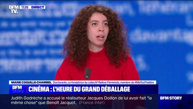 Plaintes de Judith Godrèche: Je me réjouis que personne n'ait remis en doute sa parole , réagit Marie Coquille-Chambel (cofondatrice du collectif “Relève Féministe”)
