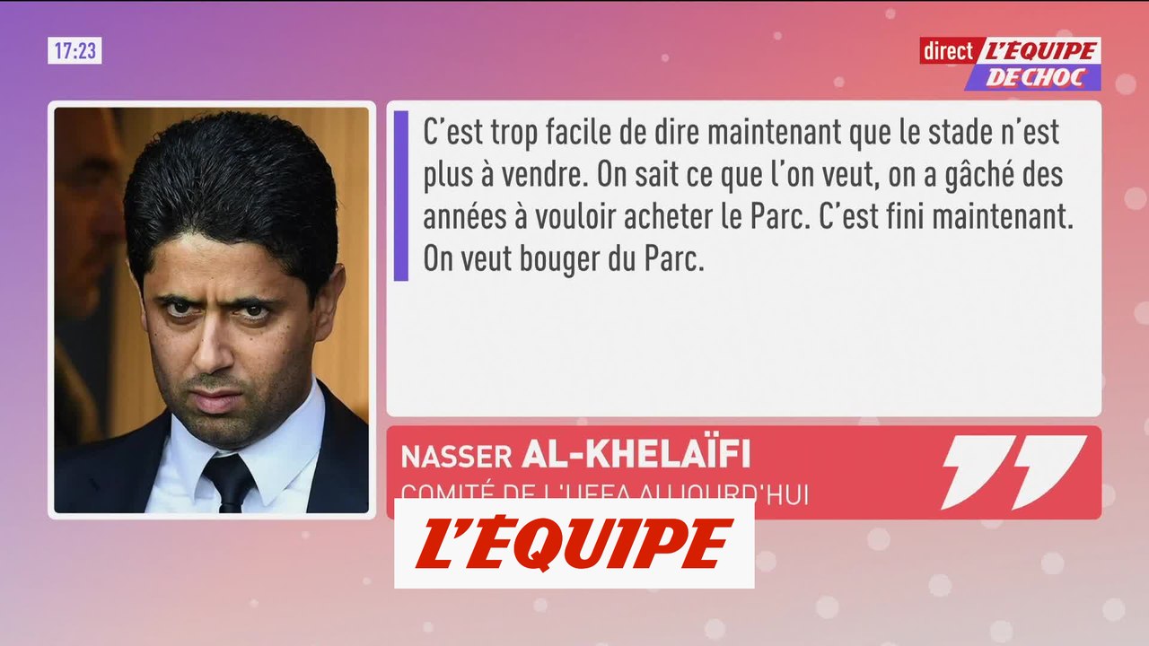 Le Parc des Princes « c'est fini pour nous », Al-Khelaïfi - Foot - L1 - PSG