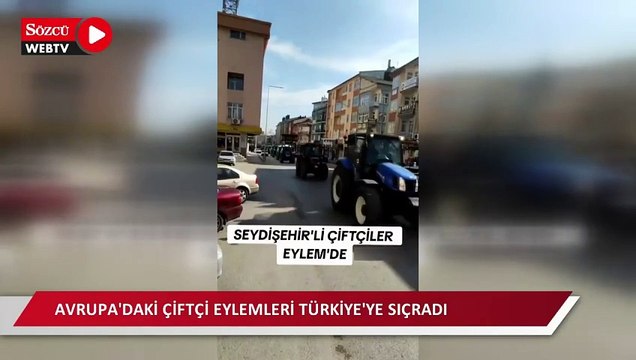 Avrupa'daki çiftçi eylemleri Türkiye'ye sıçradı