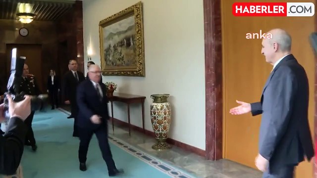 TBMM Başkanı Numan Kurtulmuş, Milli Savunma Bakanı ve Genelkurmay Başkanı ile görüştü