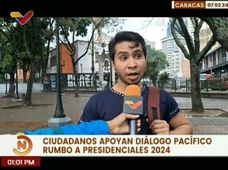 Download Video: Pueblo caraqueño califica de positivo el diálogo rumbo a los comicios presidenciales 2024