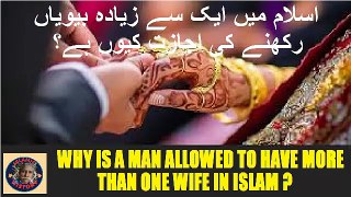 Why islam allow more then one wife  اسلام ایک سے زیادہ بیویوں کی اجازت کیوں دیتا ہے؟