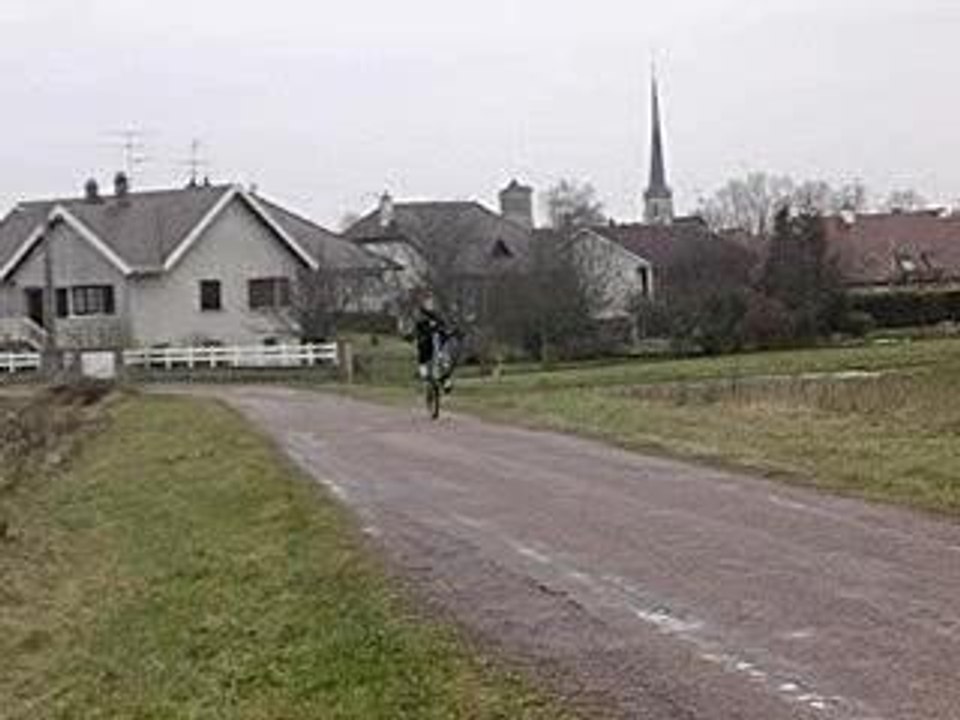 Biker wheeling n°3