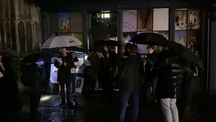 Protests Before Canterbury Cathedral's Silent Disco 🎧