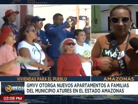 Familias del edo. Amazonas fueron beneficiadas con la entrega de viviendas dignas