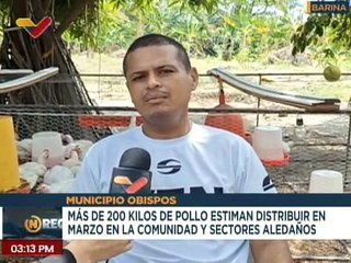 UPS "Angela" Vitrina agroecológica estima distribuir más de 200 kilos de pollo en el edo. Barinas