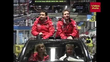 Sébastien Loeb à l'usine d'Aulnay (2011)