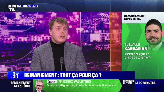 Remaniement: Je trouve ridicule de voir que l'on a perdu autant de temps sur un jeu de répartition de places , réagit Louis Boyard (LFI)